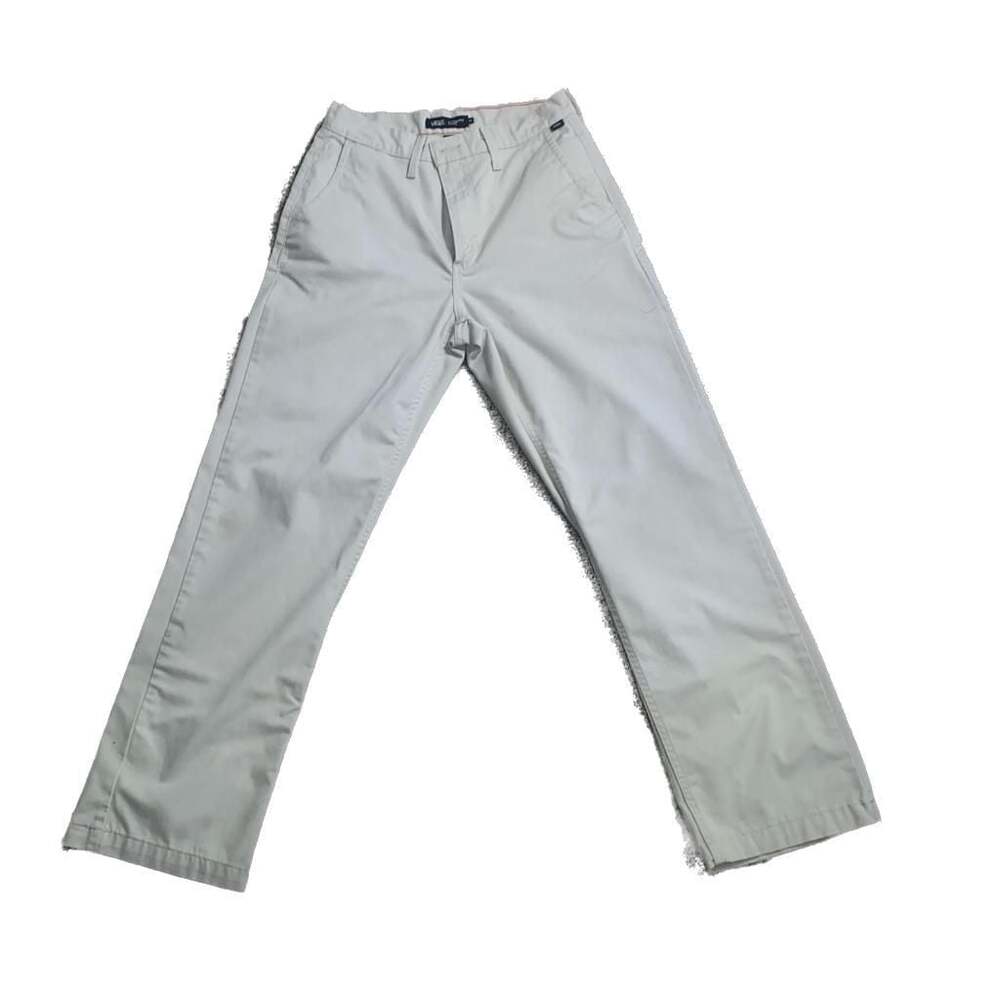 Vans Authentic Chino Loose Fit Pants Off White Beige Size 28